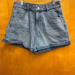 HALARA Light Blue Jean Shorts